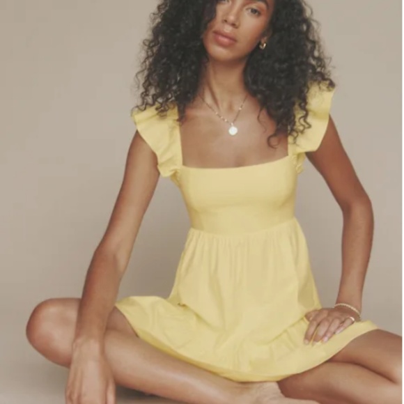 Reformation Jeune Dress Zest - Size 4 - Picture 2 of 7